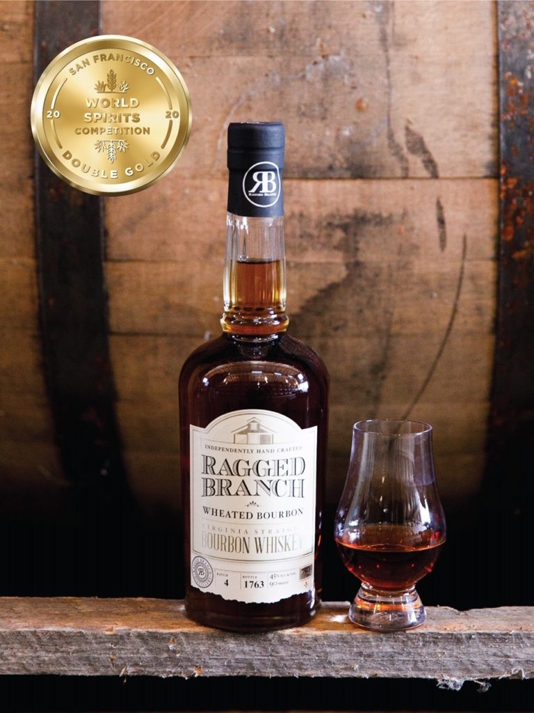 Ragged Branch Wheated Bourbon Awarded Double Gold at San Francisco